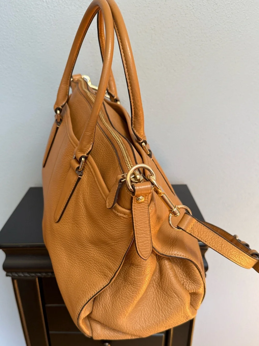 Coach pebbled leather
